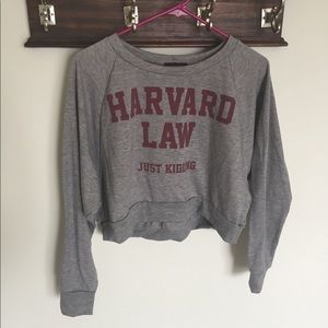 Crop sweater